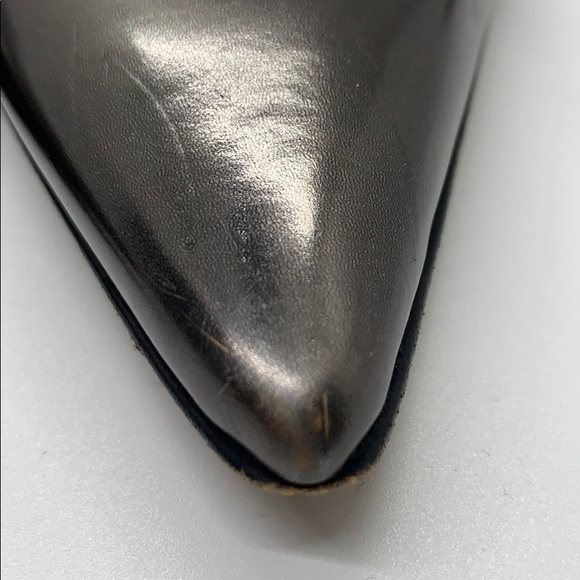 Authentic metallic silver Manolo Blahniks - Picture 7 of 8